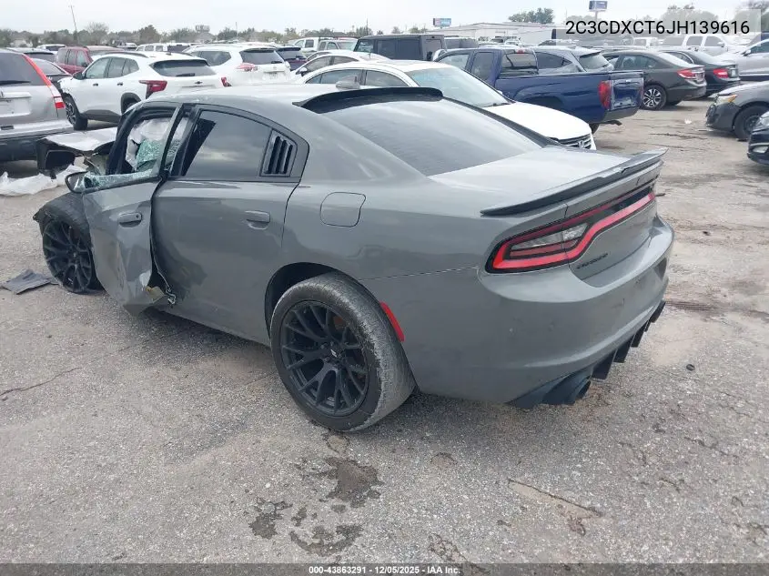2C3CDXCT6JH139616 2018 Dodge Charger R/T Rwd