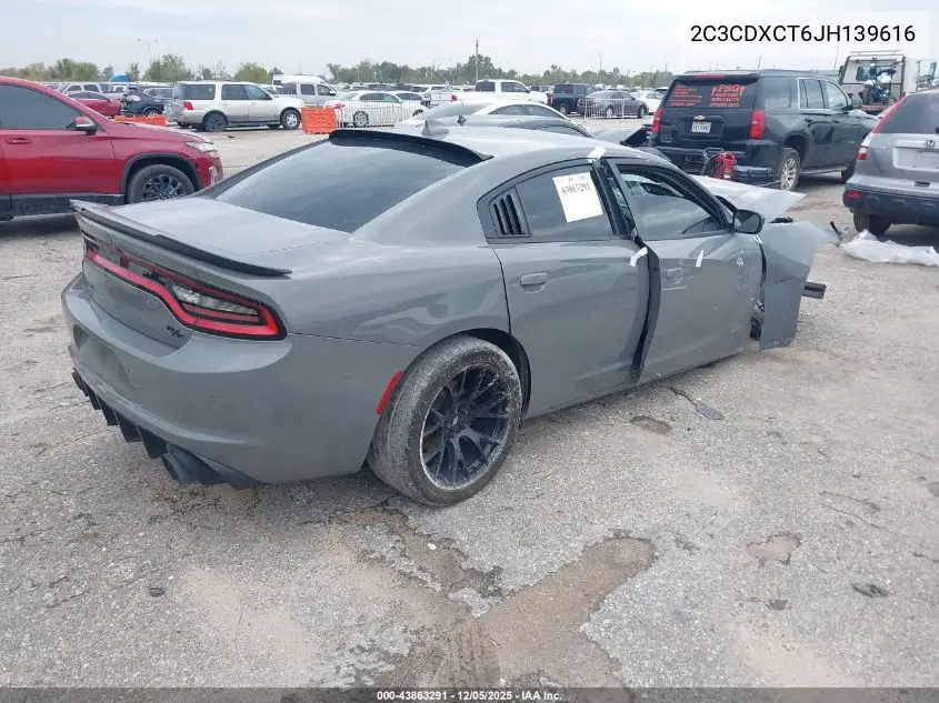 2C3CDXCT6JH139616 2018 Dodge Charger R/T Rwd