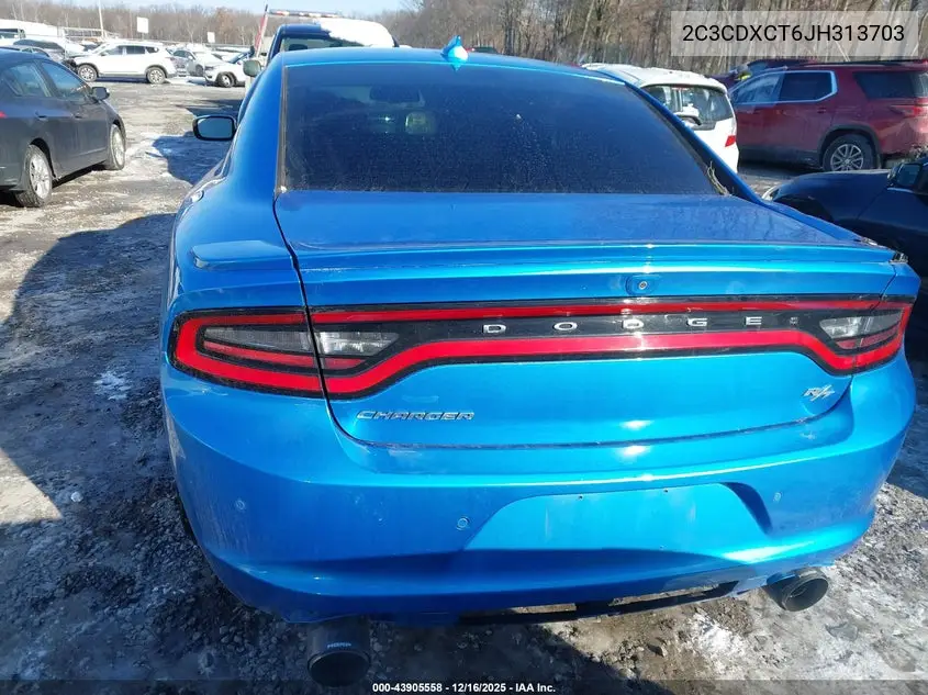 2C3CDXCT6JH313703 2018 Dodge Charger R/T Rwd