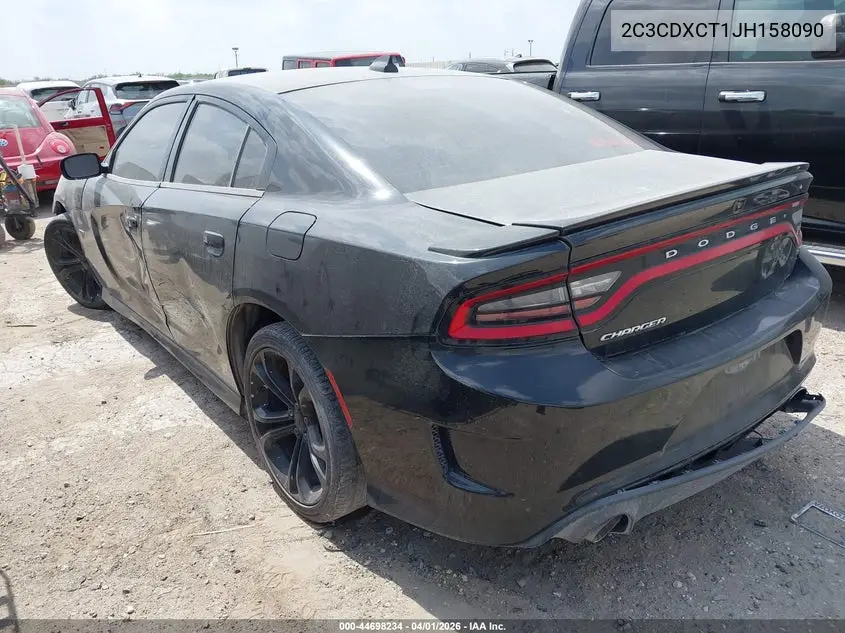 2C3CDXCT1JH158090 2018 Dodge Charger R/T Rwd