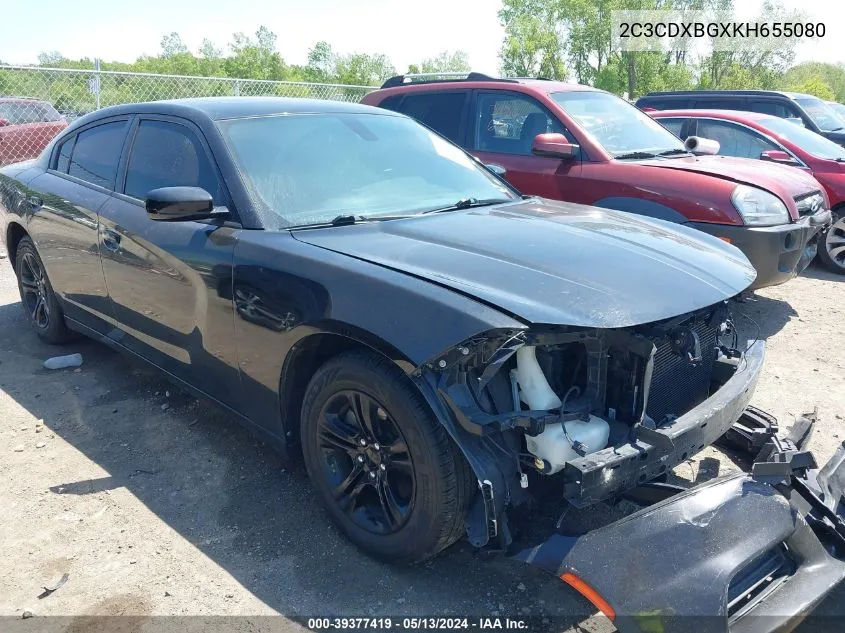 2C3CDXBGXKH655080 2019 Dodge Charger Sxt Rwd