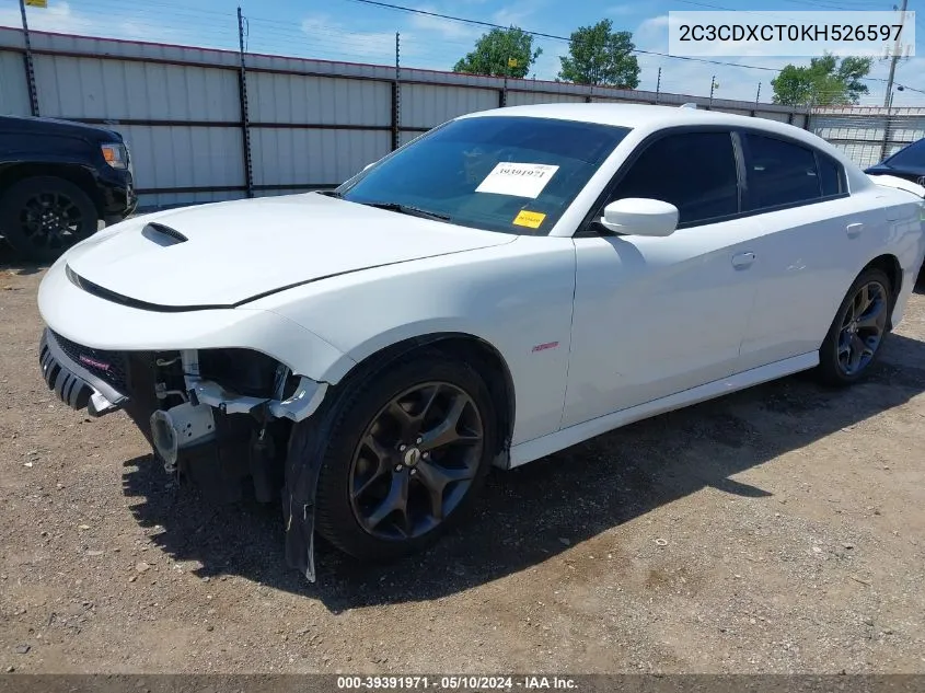 2C3CDXCT0KH526597 2019 Dodge Charger R/T Rwd