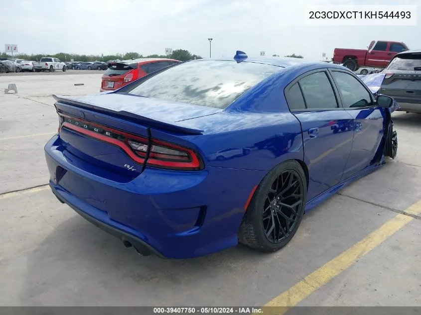 2C3CDXCT1KH544493 2019 Dodge Charger R/T Rwd