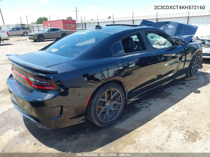 2C3CDXCT4KH572160 2019 Dodge Charger R/T Rwd