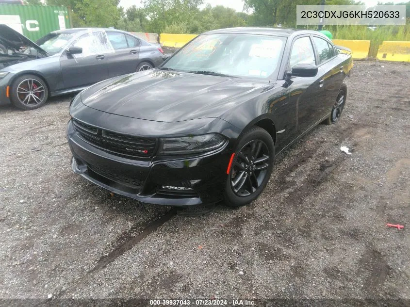 2019 Dodge Charger Sxt Awd VIN: 2C3CDXJG6KH520633 Lot: 39937043