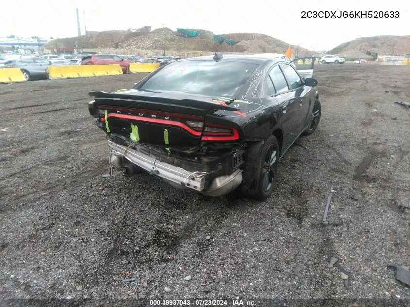 2C3CDXJG6KH520633 2019 Dodge Charger Sxt Awd