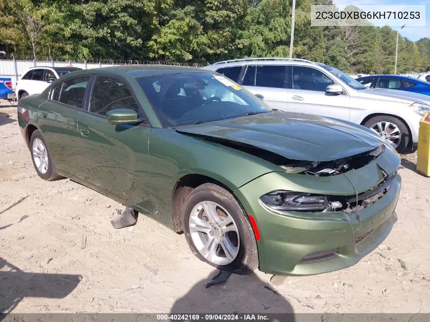 2C3CDXBG6KH710253 2019 Dodge Charger Sxt Rwd