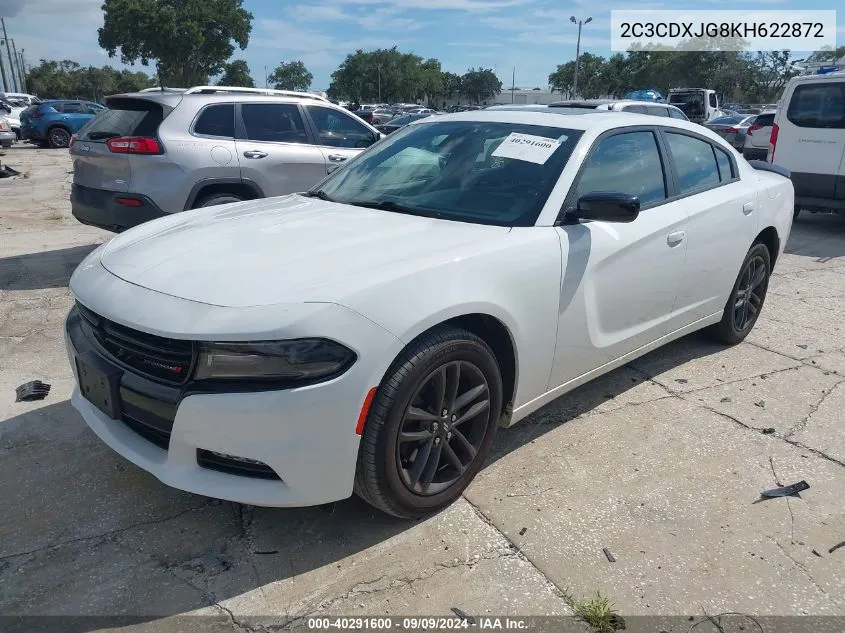 2019 Dodge Charger Sxt Awd VIN: 2C3CDXJG8KH622872 Lot: 40291600