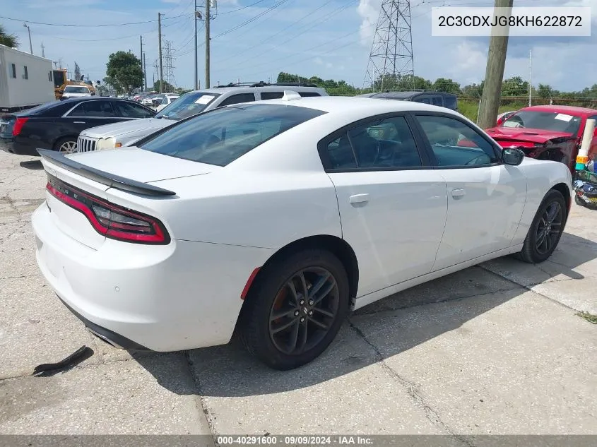 2019 Dodge Charger Sxt Awd VIN: 2C3CDXJG8KH622872 Lot: 40291600