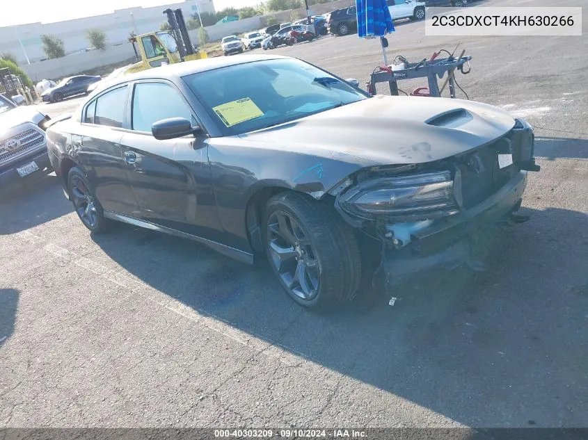 2C3CDXCT4KH630266 2019 Dodge Charger R/T Rwd