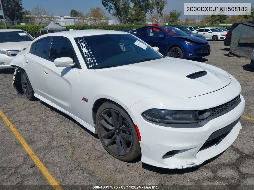 2019 Dodge Charger Scat Pack Rwd VIN: 2C3CDXGJ1KH508182 Lot: 40317675