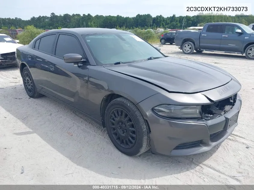 2019 Dodge Charger Police Awd VIN: 2C3CDXKT2KH733073 Lot: 40331715