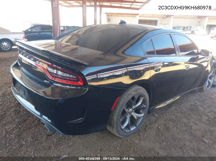 2C3CDXHG9KH680978 2019 Dodge Charger Gt