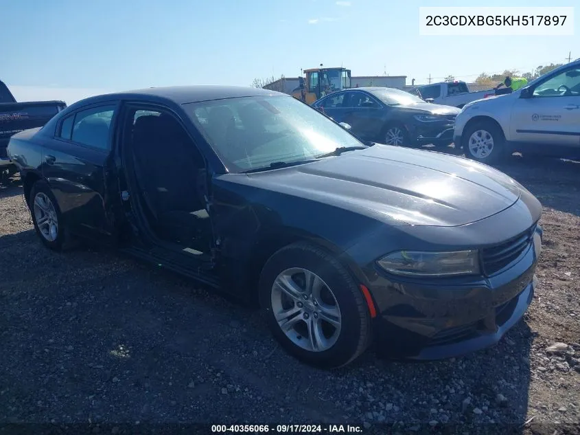 2019 Dodge Charger Sxt VIN: 2C3CDXBG5KH517897 Lot: 40356066