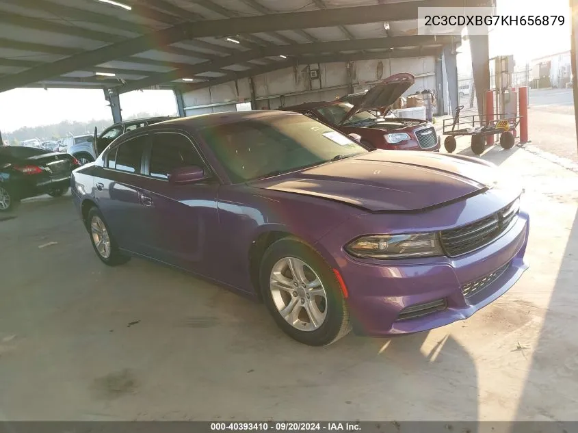 2C3CDXBG7KH656879 2019 Dodge Charger Sxt Rwd