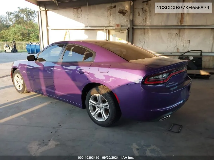 2C3CDXBG7KH656879 2019 Dodge Charger Sxt Rwd