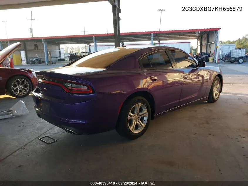 2C3CDXBG7KH656879 2019 Dodge Charger Sxt Rwd