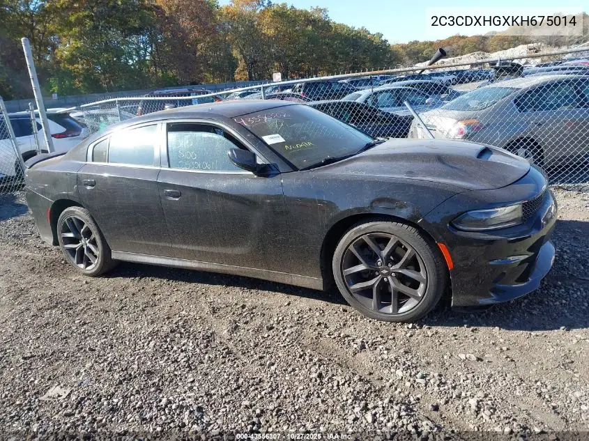 2C3CDXHGXKH675014 2019 Dodge Charger Gt Rwd