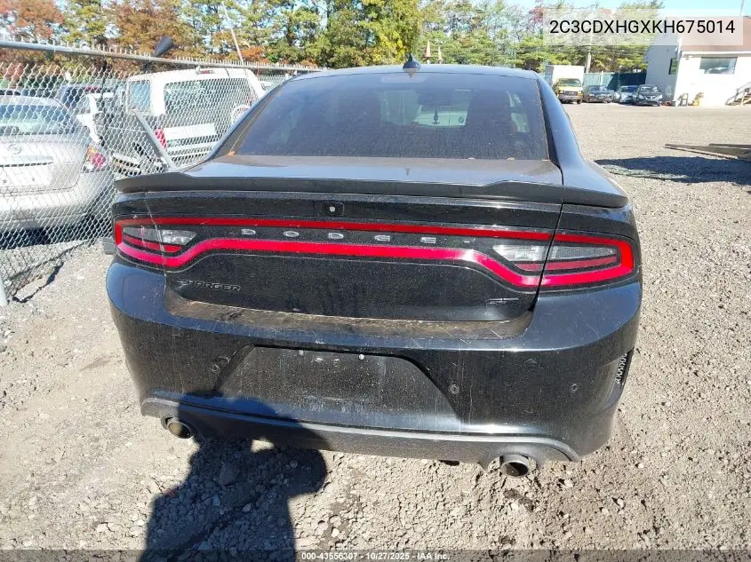 2C3CDXHGXKH675014 2019 Dodge Charger Gt Rwd