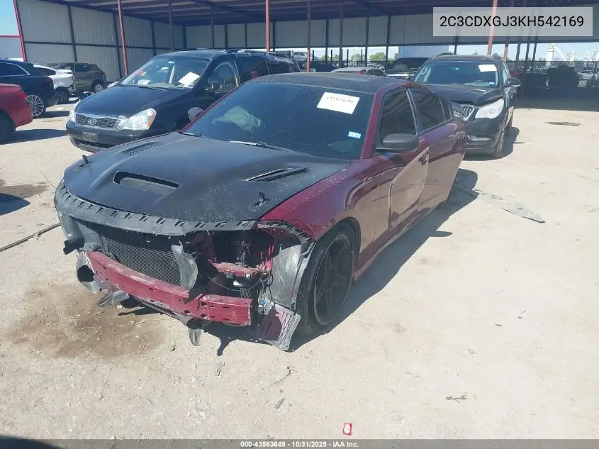 2C3CDXGJ3KH542169 2019 Dodge Charger Scat Pack Rwd