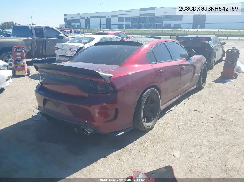 2C3CDXGJ3KH542169 2019 Dodge Charger Scat Pack Rwd