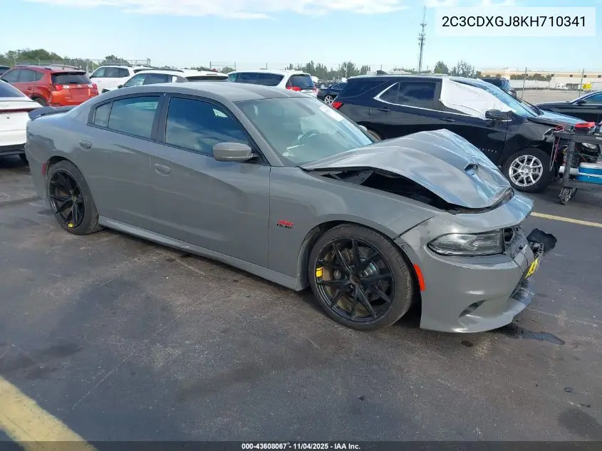 2C3CDXGJ8KH710341 2019 Dodge Charger Scat Pack Rwd