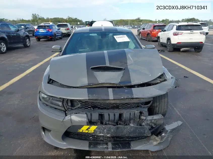 2C3CDXGJ8KH710341 2019 Dodge Charger Scat Pack Rwd