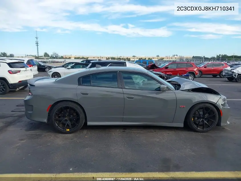 2C3CDXGJ8KH710341 2019 Dodge Charger Scat Pack Rwd