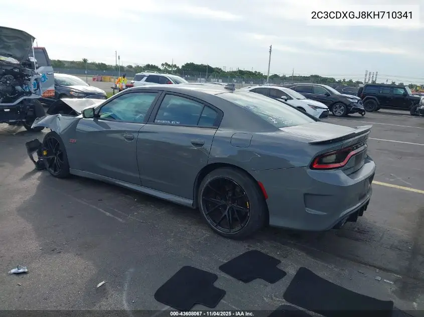2C3CDXGJ8KH710341 2019 Dodge Charger Scat Pack Rwd