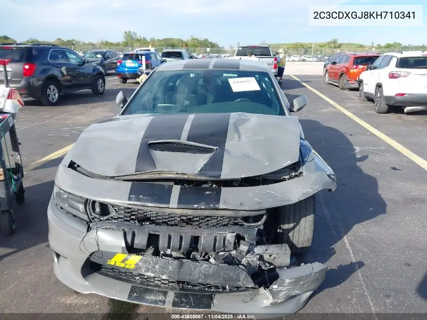 2C3CDXGJ8KH710341 2019 Dodge Charger Scat Pack Rwd