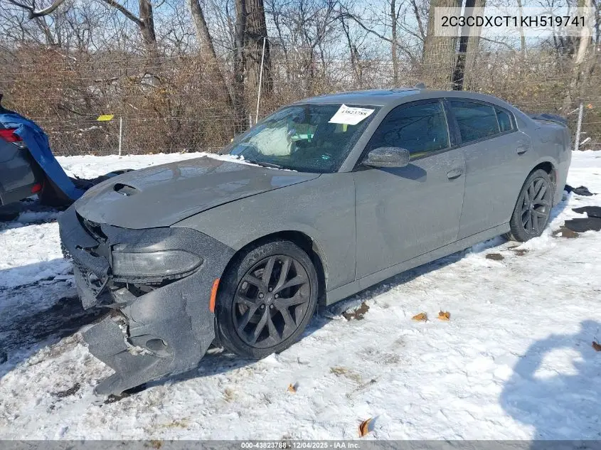 2C3CDXCT1KH519741 2019 Dodge Charger R/T Rwd