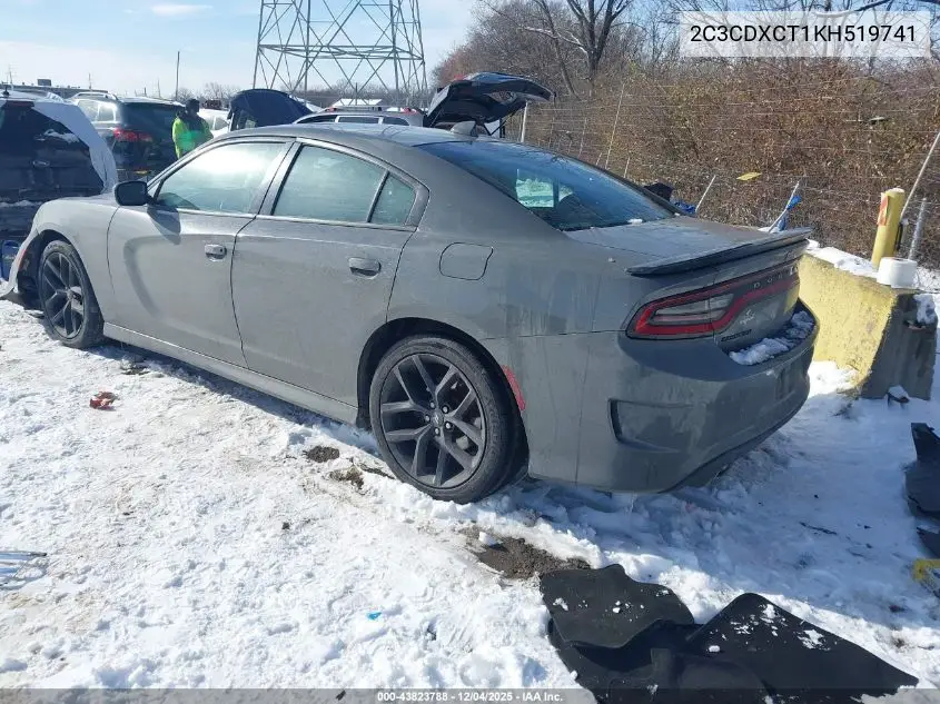 2C3CDXCT1KH519741 2019 Dodge Charger R/T Rwd