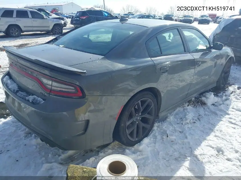 2C3CDXCT1KH519741 2019 Dodge Charger R/T Rwd