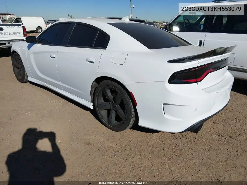 2C3CDXCT3KH553079 2019 Dodge Charger R/T Rwd