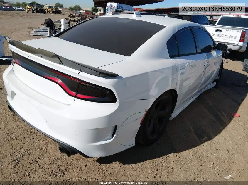 2C3CDXCT3KH553079 2019 Dodge Charger R/T Rwd