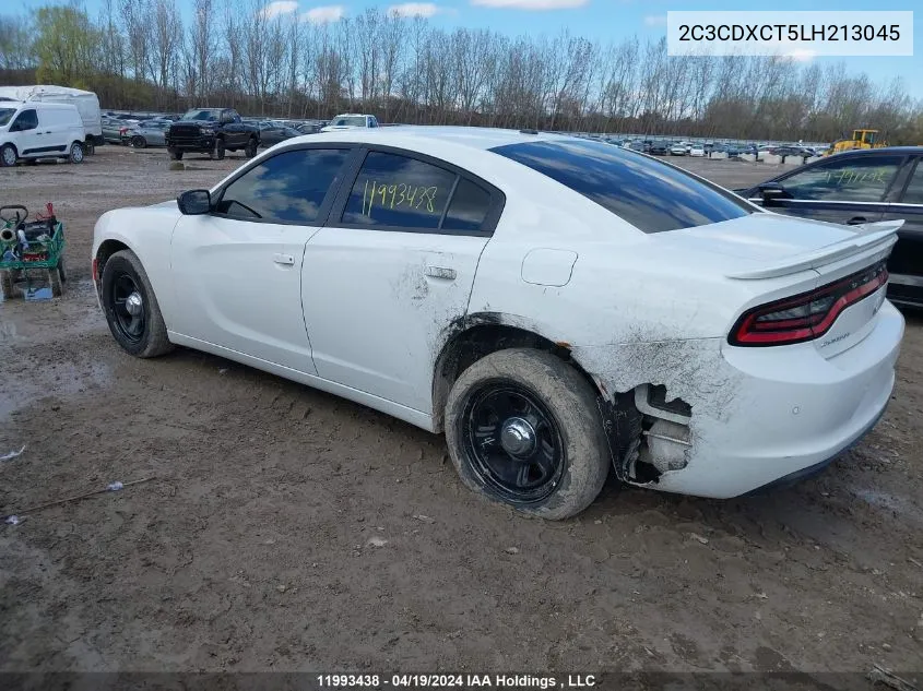 2020 Dodge Charger VIN: 2C3CDXCT5LH213045 Lot: 11993438