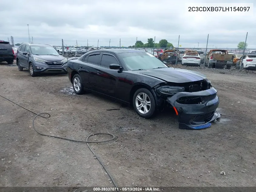 2C3CDXBG7LH154097 2020 Dodge Charger Sxt Rwd