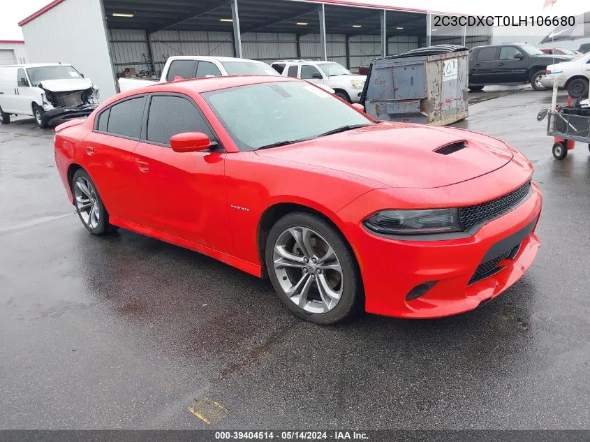 2C3CDXCT0LH106680 2020 Dodge Charger R/T Rwd