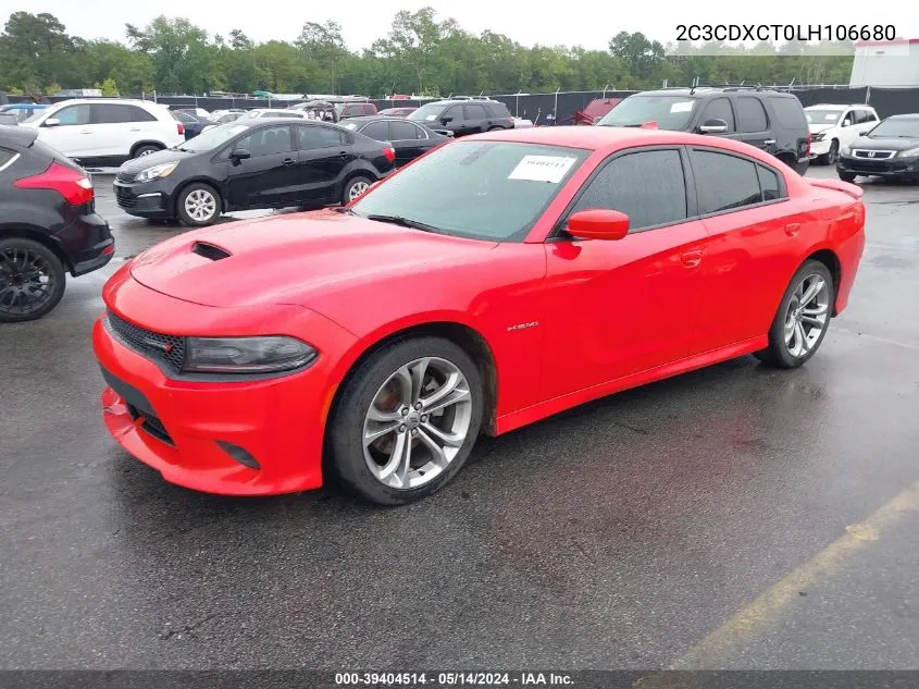 2C3CDXCT0LH106680 2020 Dodge Charger R/T Rwd