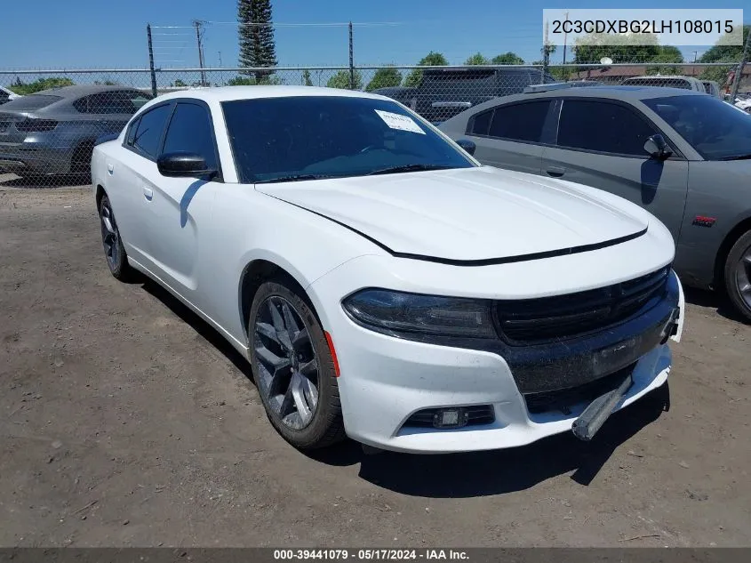 2020 Dodge Charger Sxt Rwd VIN: 2C3CDXBG2LH108015 Lot: 39441079