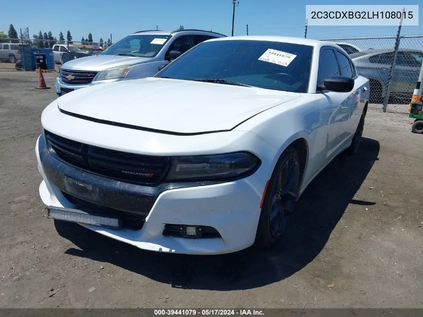 2020 Dodge Charger Sxt Rwd VIN: 2C3CDXBG2LH108015 Lot: 39441079