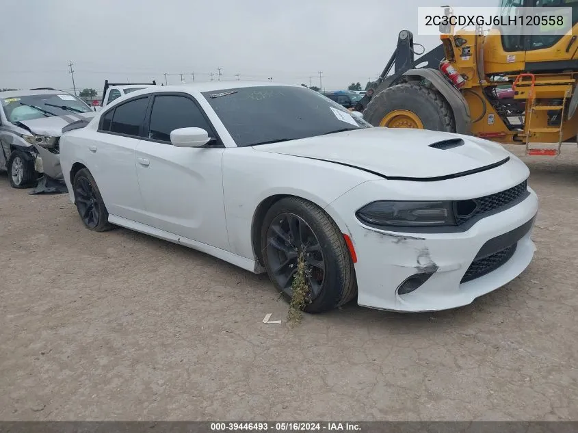 2020 Dodge Charger Scat Pack Rwd VIN: 2C3CDXGJ6LH120558 Lot: 39446493