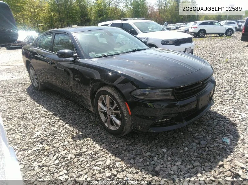 2C3CDXJG8LH102589 2020 Dodge Charger Sxt Awd