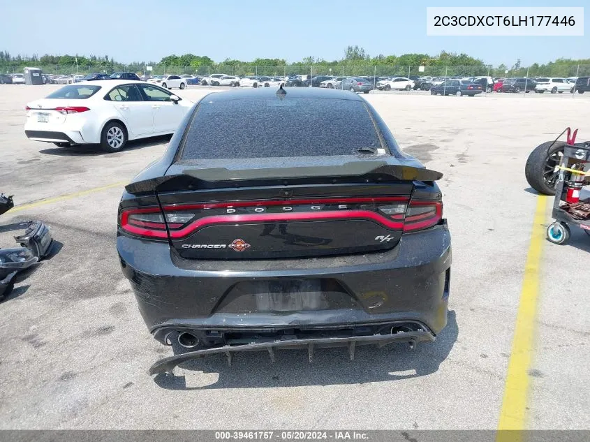 2020 Dodge Charger R/T Rwd VIN: 2C3CDXCT6LH177446 Lot: 39461757