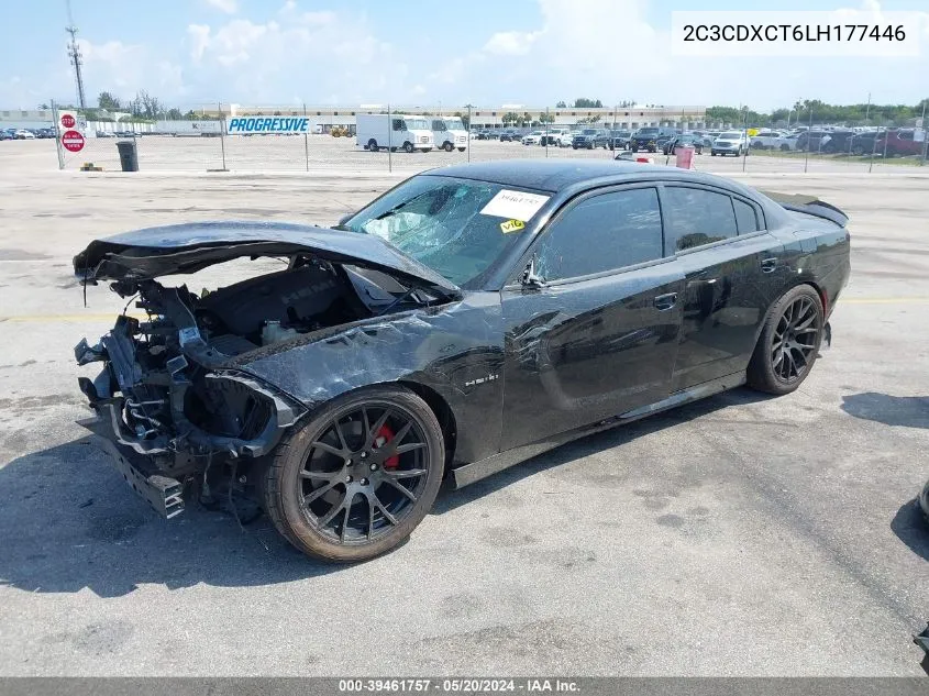 2020 Dodge Charger R/T Rwd VIN: 2C3CDXCT6LH177446 Lot: 39461757