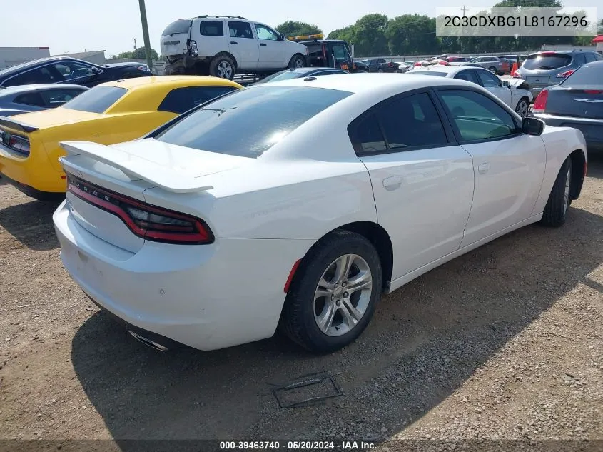 2C3CDXBG1L8167296 2020 Dodge Charger Sxt