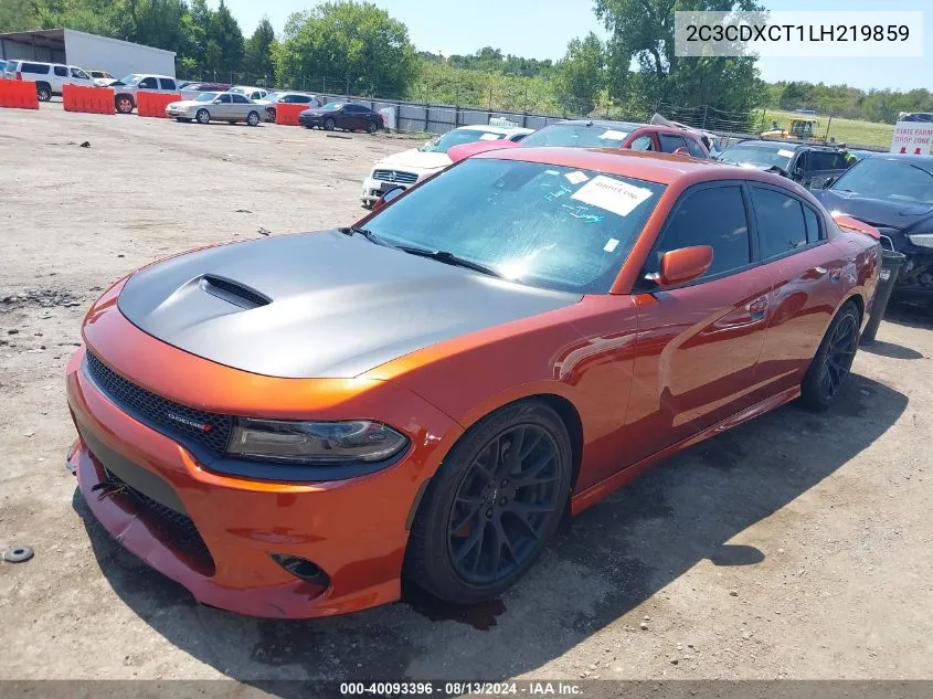 2020 Dodge Charger R/T Rwd VIN: 2C3CDXCT1LH219859 Lot: 40093396