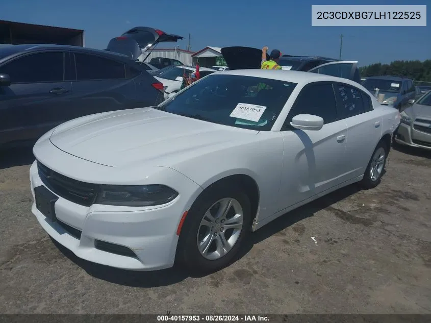 2C3CDXBG7LH122525 2020 Dodge Charger Sxt Rwd