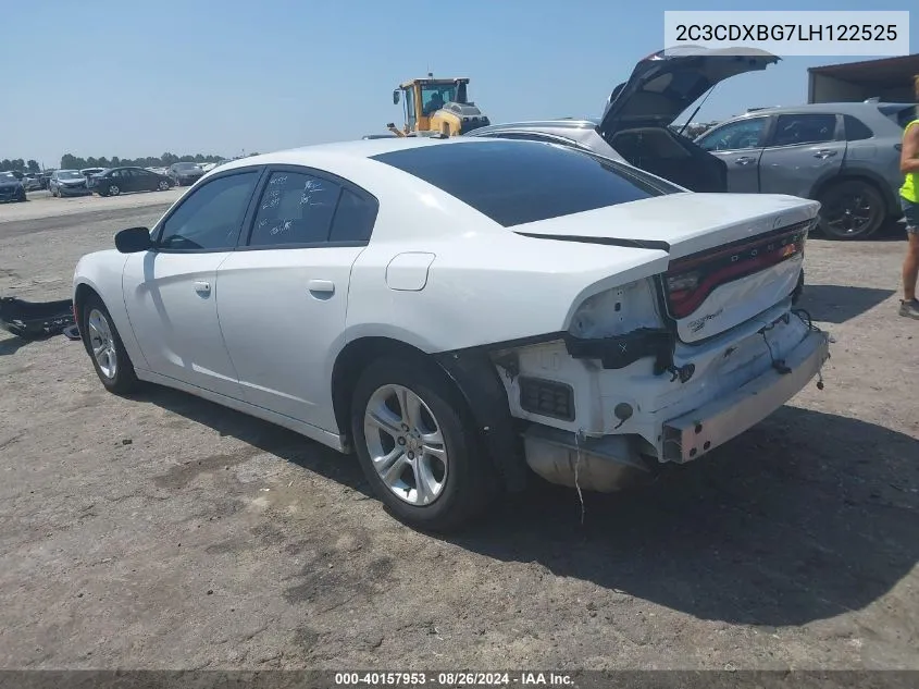 2020 Dodge Charger Sxt Rwd VIN: 2C3CDXBG7LH122525 Lot: 40157953