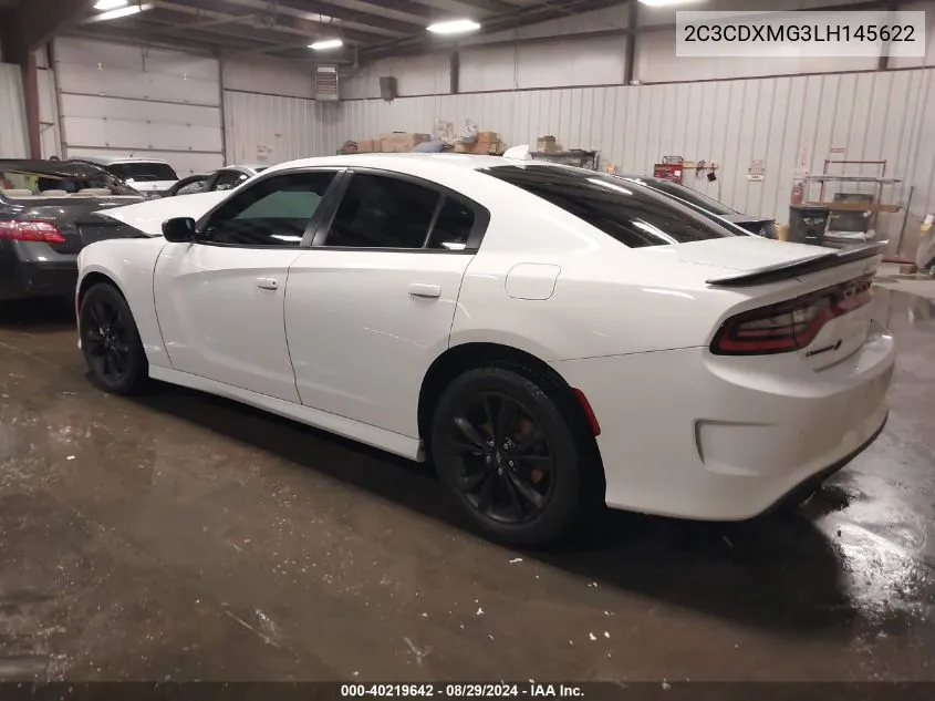 2020 Dodge Charger Gt Awd VIN: 2C3CDXMG3LH145622 Lot: 40219642